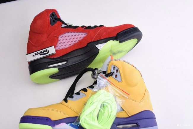 1st Kicks Shoes CZ5725-700 The Retro What Jordan 5 0701